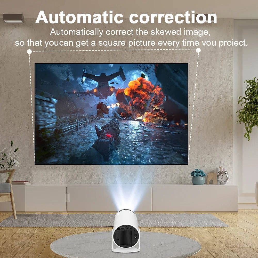 Projector Pro 4K Android 11 Dual Wifi6 260ANSI All winner H713 BT5.0 1080P 1280*720P Home Cinema Outdoor, indoor Projector