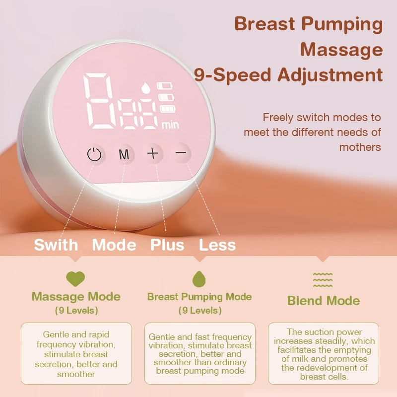 Ultimate Portable Electric Breast Pump - USB Rechargeable, Silent Operation, Powerful Suction, BPA Free