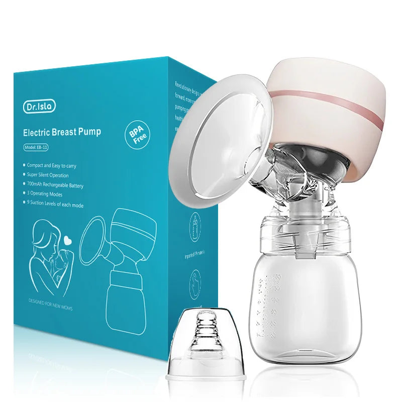 Ultimate Portable Electric Breast Pump - USB Rechargeable, Silent Operation, Powerful Suction, BPA Free